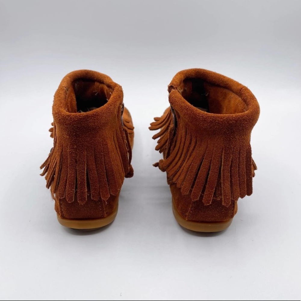 Nwob Minnetonka Suede Bootie Moccasins - image 6